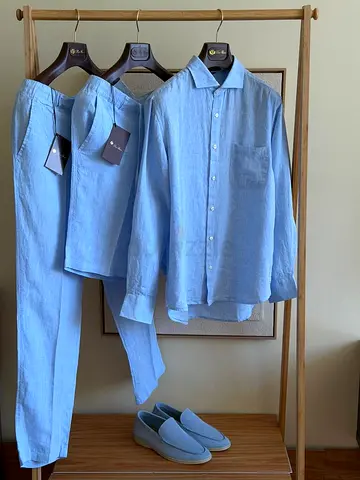 *Loro Piana* Summer Set
SUPER* MASTER
PANT *340*. SHORT *320* SHIRT *340* *M to XXL*