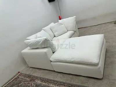 Like new condition the loom collection three pieces cloud sofa