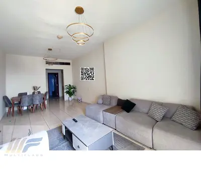 Furnished 1 Bedroom Apartment for Annual Rent | Orient Towers, Ajman | 900 Sq. Ft. | Open View | AED 36,000 in 6 Cheques