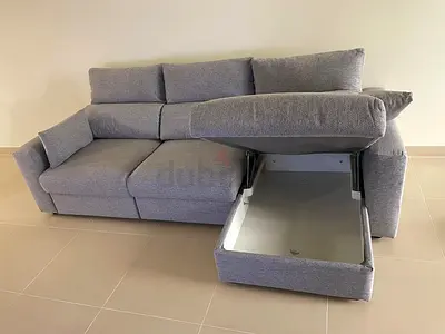 Eskilstuna L Shape sofa bed under storage