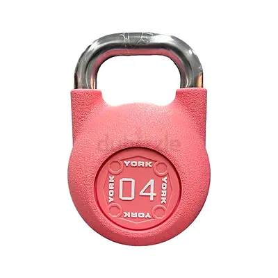 York Pu Competition Kettlebell 4Kg Pink