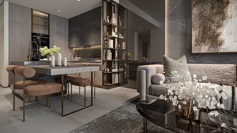 Premium 1-Bedroom |High Floor