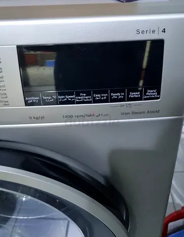 Bosch Front Load Washer 9kg - Silver, Good Working Condition