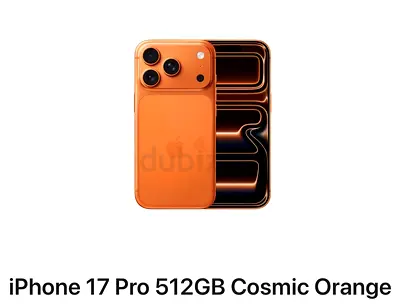 iPhone 17 Pro 512GB Cosmic Orange - Unlocked