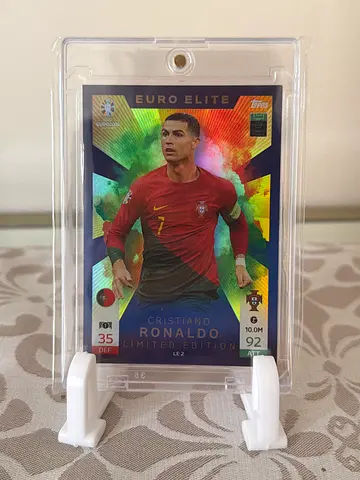 Cristiano Ronaldo Euro Elite Limited Edition Trading Card