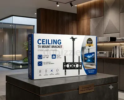 Ceiling TV Mount Bracket for 32"–60" TVs - New in Box