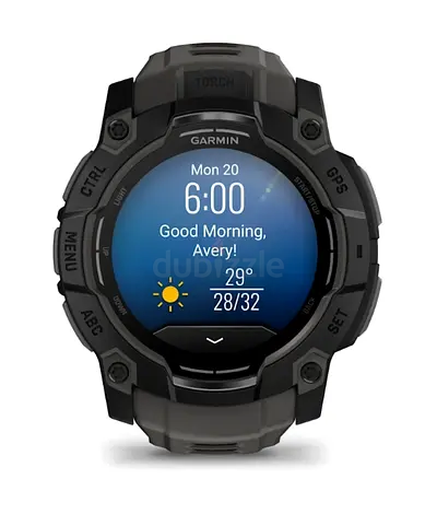 Instinct 3 50MM (Black with Charcoal Band)