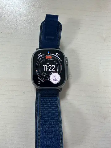 Apple Watch Ultra-3 cellularBlue/Gray with Nylon Band, with apple care. Plush warranty till May-2028