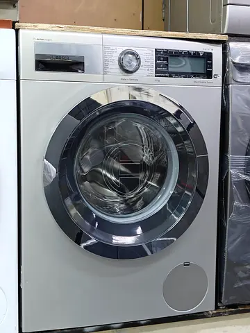 Bosch series 8 Front Load 10kg Washing Machine - Silver, Good Working Condition