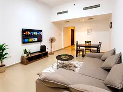 Spacious 1BR with 2 Balcony | Monthly Rental | WiFi, Parking, Pool & Gym Included