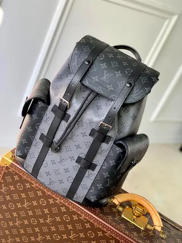 Lv backpack leather