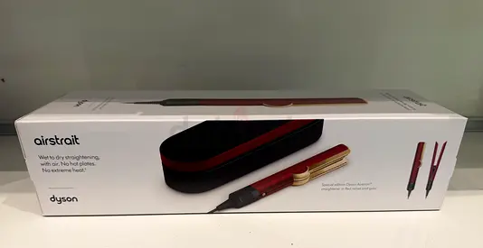 Dyson (Limited Edition)Airstrait Hair Straightener Red Velvet Gold