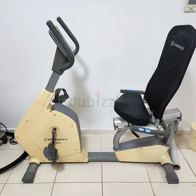 Ergonomic Recumbent Exercise Bike - ENERGETICS, well-maintained