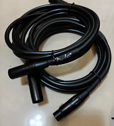 Fender Professional Microphone cables for Sale