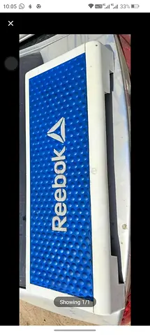 Reebok aerobic step platform - adjustable height, sturdy workout step