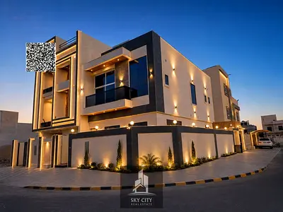 4 corner rooms with electricity, water, and air conditioning. Prime location off Sheikh Mohammed Bin Zayed Road.