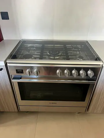 Bosch Top Gas Oven Electric Combination Cooker Series8 90cm