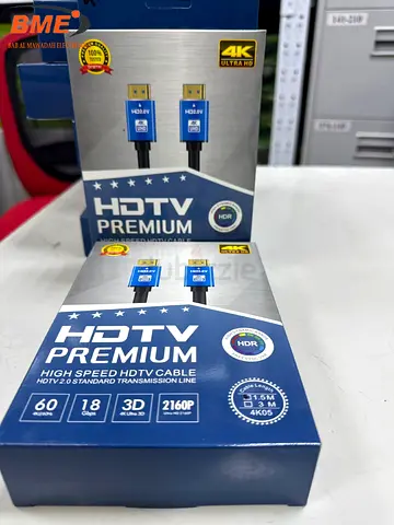 HDMI to HDMI Cable 1.5 Meter – High-Speed, 4K Support – Compatible with TV, Laptop, Monitor