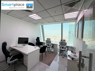 Brand New Fully Furnished Offices | With Window | Prime Location Near Metro Station