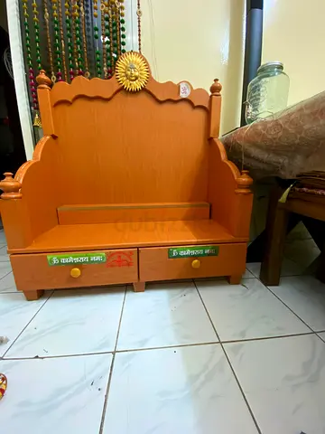 Wooden Pooja Mandir/BIG Home Temple with Drawers