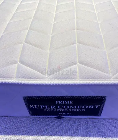 Prime Super Comfort Pocketed Spring Mattress - king size-  Excellent Condition