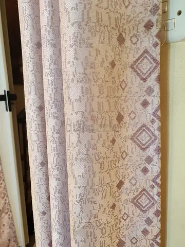 Beautiful purple curtains only 20 aed