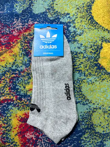 Sport Nike n adidas gray light ankle socks