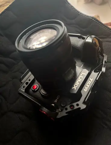 Panasonic Lumix GH6 with Cage and Lens - Good Working Condition