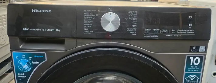 Hisense washing machine 9kg for sale