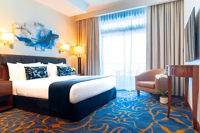 Fully Furnished One-Bedroom Apartment at MD HOTEL BY GEWAN - Daily Free shuttle bus to JBR Beach an