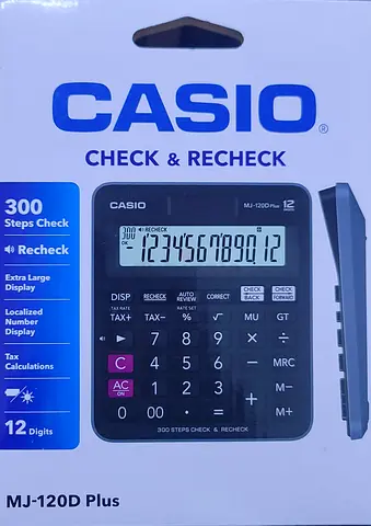 Casio MJ-120D Plus-BK