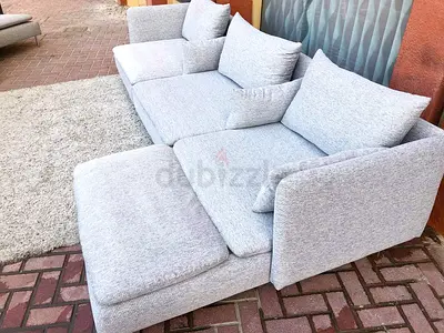 Almost brand new Condition IKEA Sodhremn L Shape Sofa light gray