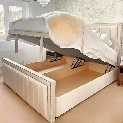 Stylish cozy 200*200 super king size hydraulic Bed