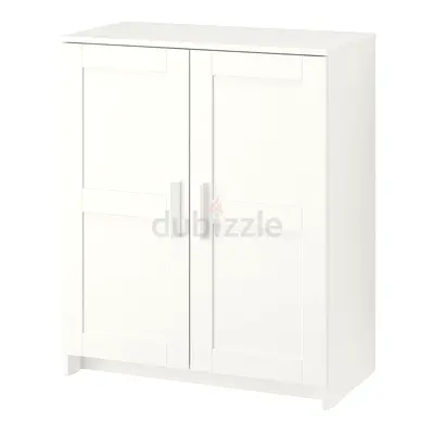 White 2-Door Storage Cabinet