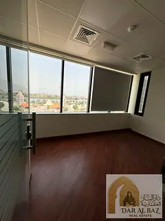 6 months free with a prime office space for annual rent in Al Majaz 1 - Sharjah | Free AC | Free par