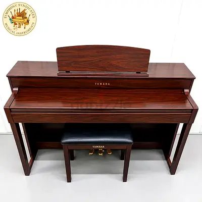 Renewed Yamaha CLP 545 Mahogany Clavinova – NWX Real-Wood Keys / CFX & Bösendorfer Sounds