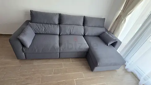 Ikea Eskilstuna L shape sofa bed with storage