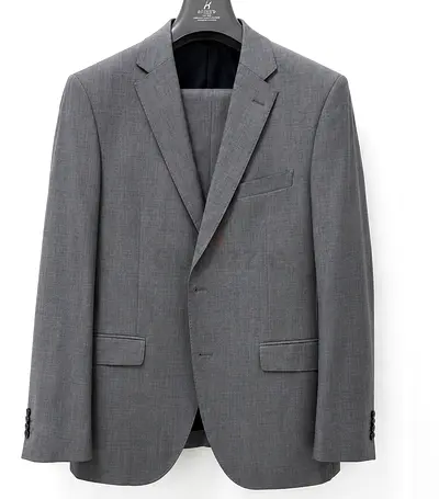 Grey Men's Suit - Sacoor Regular Fit, Size 52 (Jacket & Trousers)
