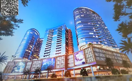 Luxury 1BR | Crystal Lagoon View | Fully Furnished | Tiger Downtown Ajman