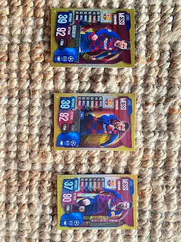 Lionel Messi Match Attax Bundle - Hat-Trick Hero, Record Holder & UCL Centurion
