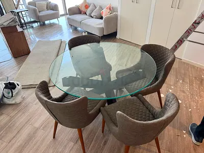 Indigo premium Quality dining table with four chairs