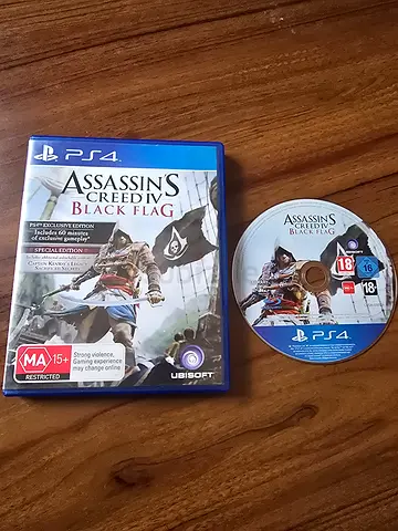 Assassin's Creed IV: Black Flag (PS4) - Disc + Case