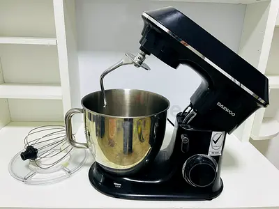 Daewoo 6.5L Stand Mixer - 1100W, 6 Speeds (Black)