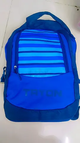 Blue Tryon backpack - casual daypack, good condition