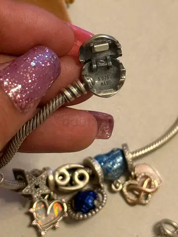 AUTHENTIC PANDORA MOMENTS CHARM BRACELET SET