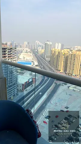 A distinctive 2BHK with a fully furnished in Oasis Tower - Ajman for annual rent, master bedroom, 3 bathrooms, balcony, open view, prime location.