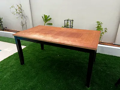 Dining table and chairs