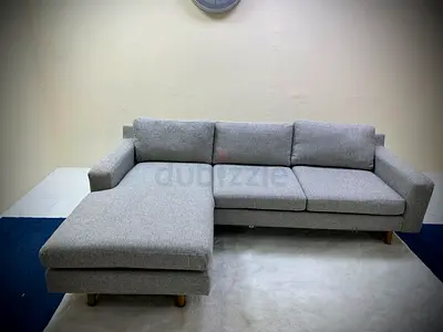 Like new condition west elm eddy lshape sofa