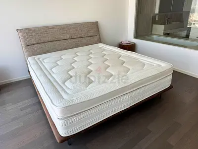 Ebarza Queen size bed with mattresses Brand new condition