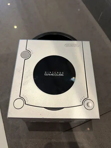 Silver Nintendo GameCube console - used, good condition